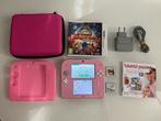 Nintendo 2DS Pink Edition + 4 Games + Reishoes - Nieuwstaat, Met games, 2DS, Ophalen of Verzenden, Zo goed als nieuw