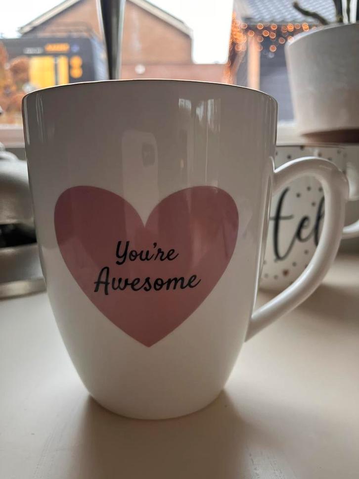 Rivièra Maison Beker - You're Awesome, Huis en Inrichting, Keuken | Servies, Zo goed als nieuw, Overige typen, Overige stijlen