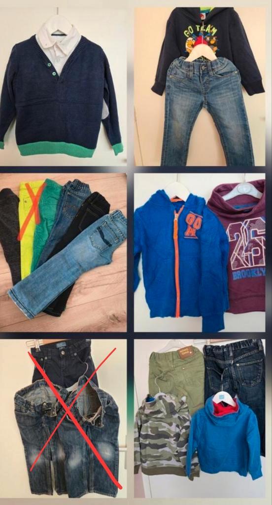 Stoere Kledingbundel | Jongens |  Maat 98/104 (19 stuks), Kinderen en Baby's, Kinderkleding | Overige, Gebruikt, Jongen, Ophalen of Verzenden