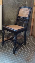 Antieke Franse eetkamerstoel. Webbing, Antiek en Kunst, Antiek | Meubels | Stoelen en Banken, Ophalen