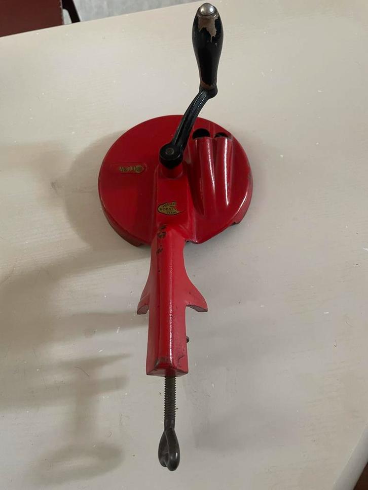 Peedee Snijbonenmolen - Vintage Keukenaccessoire, Antiek en Kunst, Antiek | Keukenbenodigdheden, Ophalen of Verzenden