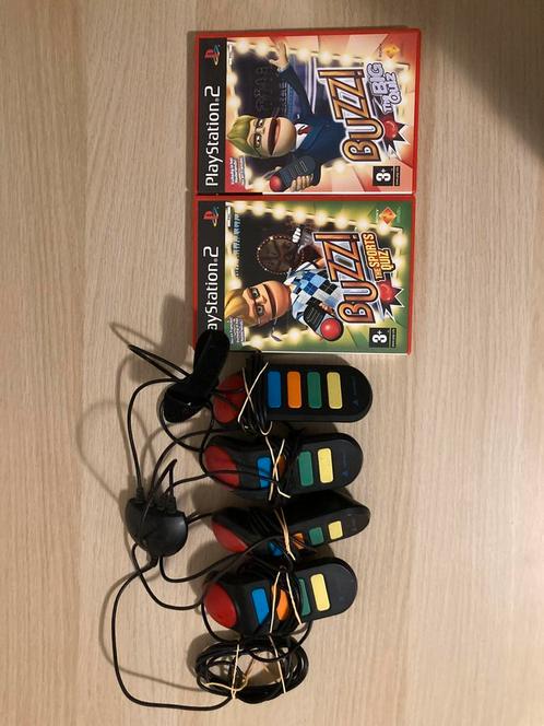 PS2 | Buzz: The Sports Quiz, Buzz: The Big Quiz en Buzzers!, Spelcomputers en Games, Games | Sony PlayStation 2, Zo goed als nieuw