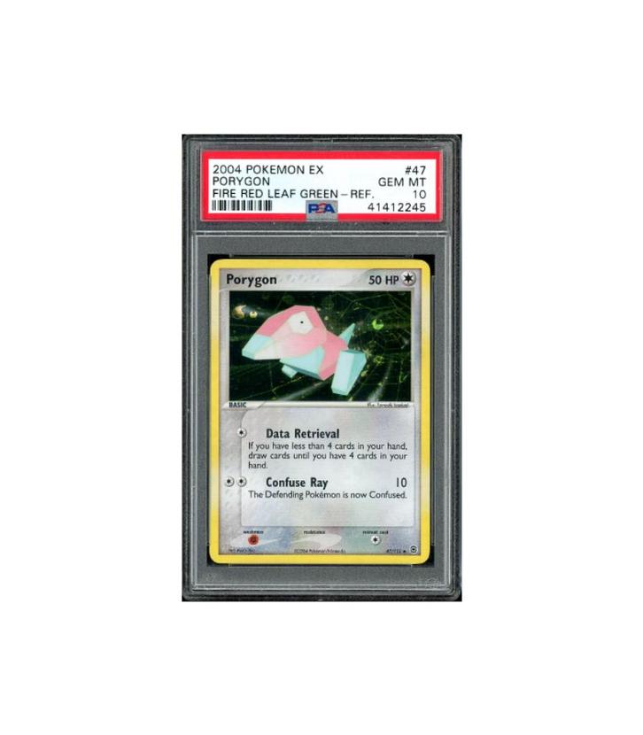 Pokemon Porygon Reverse Holo Fire Red Leaf Green #47 PSA 10, Hobby en Vrije tijd, Verzamelkaartspellen | Pokémon, Zo goed als nieuw