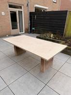 Robuuste stenen tuintafel, Ophalen, Gebruikt, Rechthoekig, Overige materialen