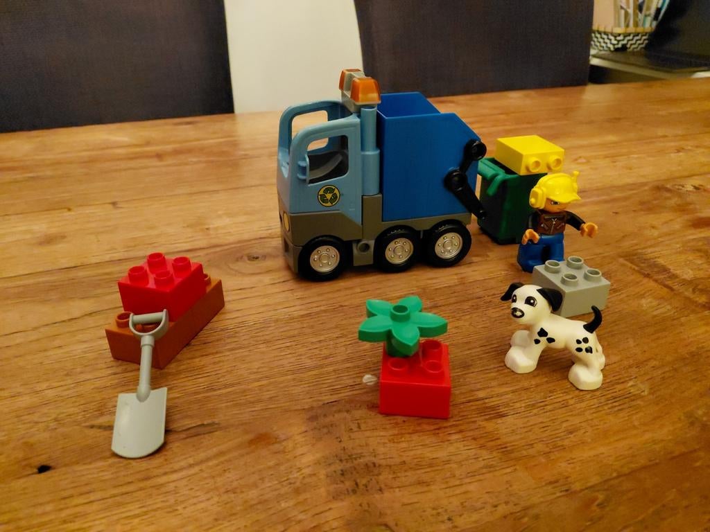 DUPLO #10519 Vuilniswagen, Kinderen en Baby's, Speelgoed | Duplo en Lego, Ophalen of Verzenden, Zo goed als nieuw, Complete set