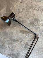 Vintage bureaulamp / architecten schaarlamp met tafelklem, Huis en Inrichting, Lampen | Tafellampen, Jaren 70, Gebruikt, Ophalen of Verzenden