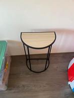 Bijzettafel halfrond, 45 tot 60 cm, Minder dan 55 cm, Ophalen of Verzenden, Zo goed als nieuw