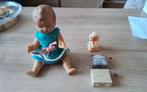 Antiek rubber popje,2 bijzondere speeldoos,rubber eendje, Overige typen, Gebruikt, Ophalen of Verzenden