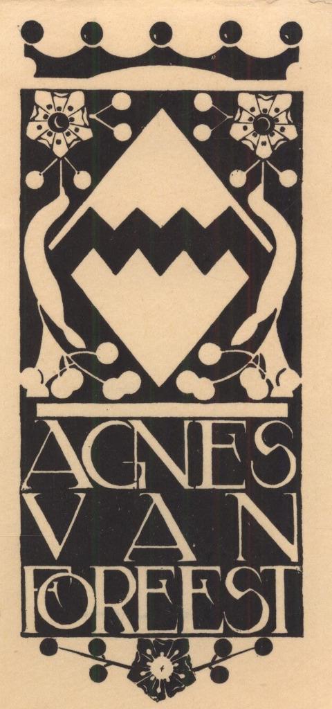 1884 Ex Libris Nederland : Jeanne Bieruma Oosting, 1934, Antiek en Kunst, Kunst | Etsen en Gravures, Verzenden