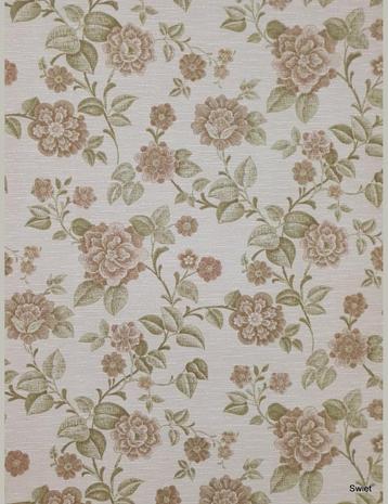 5748 Landelijk bloemen textiellook behang rustiek sfeervol  beschikbaar voor biedingen
