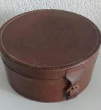 Vintage lederen  Boordendoos/hoedendoos, Kleding | Dames, Hoeden en Petten, Hoed, One size fits all, Ophalen of Verzenden, Onbekend