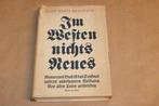 Im Westen Nichts Neues — 1929 — Stofomslag Zeldzaam — WOI, Boeken, Ophalen of Verzenden, Gelezen
