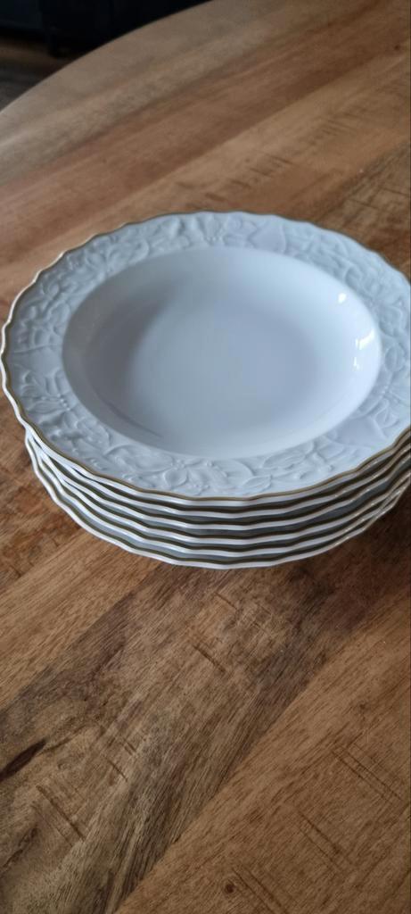 6 of meer! Mitterteich Bavaria Prinzess Gold Borden princess, Huis en Inrichting, Keuken | Servies, Zo goed als nieuw, Bord(en)
