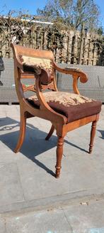 Authentieke Stoel met Karakter, Hout, Gebruikt, Bruin, Eén