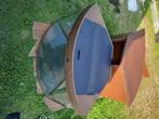 Compleet hoek aquarium 170L Trofis, Dieren en Toebehoren, Vissen | Aquaria en Toebehoren, Ophalen, Gebruikt, Leeg aquarium