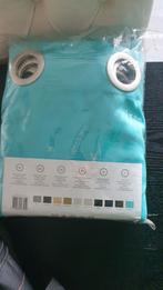 Groot Turquese gordijn, Ophalen of Verzenden, Nieuw, 200 cm of meer