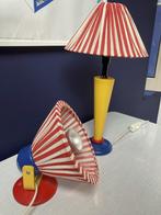 Twee vintage tafellampen (bureaulampen) Scandinavisch design, Ophalen of Verzenden, Gebruikt, Hout, Minder dan 50 cm