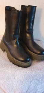 Stoere Zwarte laarsjes Maat 38, Ophalen, Zo goed als nieuw, Zwart, Lage of Enkellaarzen