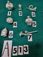 kerstboomhangers retro 7 stuks zilver glas , [a513], Diversen, Kerst, Ophalen of Verzenden, 'T Olde Gre-j, Info@toldegrej.nl, Endepoelstraat 20f Didam