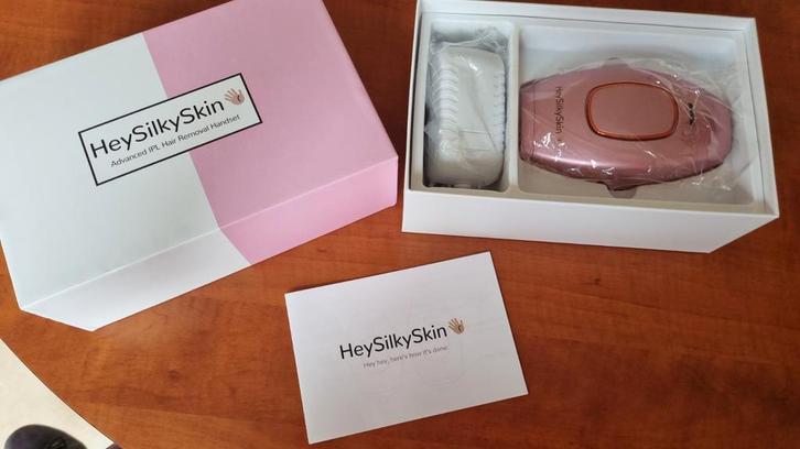 HeySilkySkin Laser Apparaat - NIEUW!, Witgoed en Apparatuur, Persoonlijke-verzorgingsapparatuur, Nieuw, Scheren en Epileren, Ophalen of Verzenden