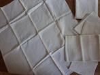 Damast kleedjes uit grootmoederstijd 5 stuks., Hobby en Vrije tijd, Stoffen en Lappen, Gebruikt, Overige kleuren, Ophalen of Verzenden