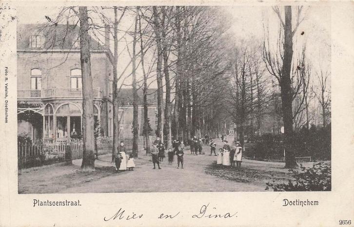 JL958 Doetinchem Plantsoenstraat 1903, Verzamelen, Ansichtkaarten | Nederland, Gelopen, Gelderland, Voor 1920, Verzenden