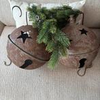 Grote kerstbellen, Huis en Inrichting, Ophalen, Zo goed als nieuw, Rechthoekig, Riet