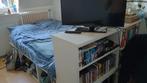 Ikea Platsa bedframe 140 cm, Ophalen, Wit, 140 cm, Zo goed als nieuw