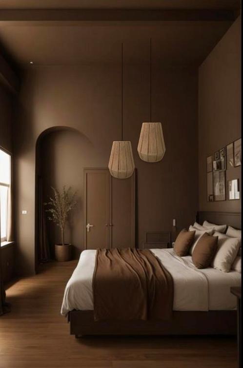 Handgemaakte Hanglamp Touw/Jutte, Huis en Inrichting, Lampen | Hanglampen, Zo goed als nieuw, Minder dan 50 cm, Stof, Ophalen of Verzenden
