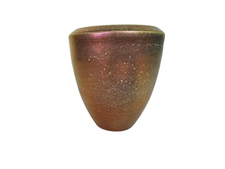 Mobach Utrecht - goudluster - vaasje - keramiek - 90's, Antiek en Kunst, Antiek | Keramiek en Aardewerk, Ophalen of Verzenden