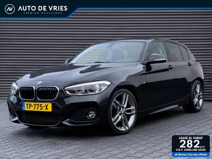 BMW 1-serie 118i Automaat 136pk 5drs. M-Sport | Zwart leder, Auto's, BMW, Bedrijf, Te koop, 1-Serie, ABS, Airbags, Airconditioning