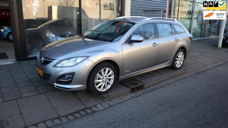 Mazda 6 Sportbreak 2.0 GT-M Line STOELVERWARMING, Auto's, Mazda, Bedrijf, Te koop, 6 sportbreak, ABS, Airbags, Airconditioning
