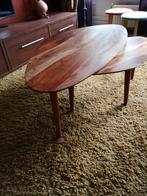 Organische salontafel en bijzettafel, Huis en Inrichting, Tafels | Salontafels, Ophalen, 50 tot 100 cm, Zo goed als nieuw, Minder dan 50 cm