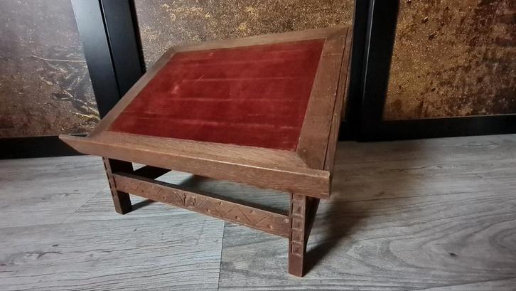 Antieke Eiken Boekenstandaard - Begin 20e Eeuw, Antiek en Kunst, Antiek | Woonaccessoires, Ophalen