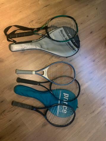 4 Tennisrackets - Diverse merken beschikbaar voor biedingen