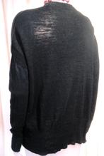 MOSCOW 🎀 openvallende linnen mix vest mt XS, Verzenden, Zwart, Maat 34 (XS) of kleiner, Moscow