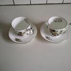 2 duchess kop en schotels( kerst) winter, Huis en Inrichting, Keuken | Servies, Ophalen of Verzenden, Zo goed als nieuw, Overige stijlen