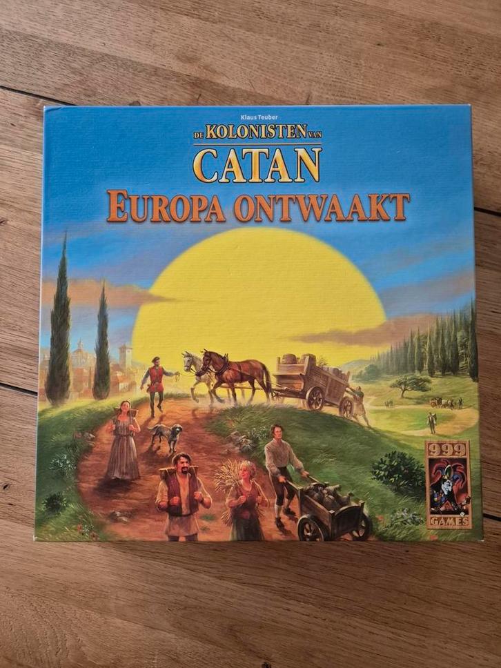 Kolonisten van Catan: Europa Ontwaakt bordspel Nieuw, Hobby en Vrije tijd, Gezelschapsspellen | Kaartspellen, Zo goed als nieuw