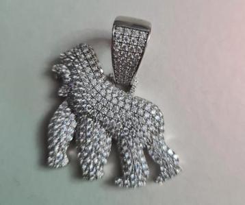 gorilla iced moissanite s 925 beschikbaar voor biedingen