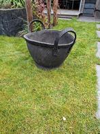 Mand voor haard hout, Huis en Inrichting, Woonaccessoires | Schalen en Manden, Ophalen, Kunststof, Gebruikt, Mand