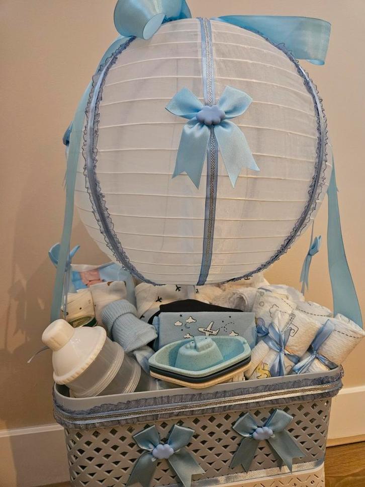 Kraamcadeau babyshower cadeau ballon thema wolken, Kinderen en Baby's, Overige Kinderen en Baby's, Zo goed als nieuw, Ophalen of Verzenden