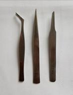 Set van 3 gebruikte pincetten, Ophalen of Verzenden, Gebruikt, Overige typen