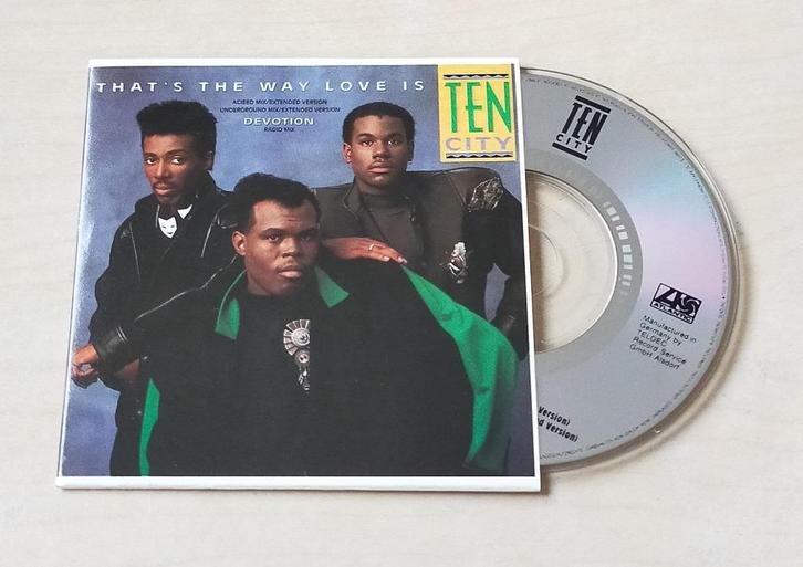 Ten City - That's The Way Love Is 3" CD Single 1989 3trk, Cd's en Dvd's, Cd Singles, Zo goed als nieuw, Pop, Ophalen of Verzenden