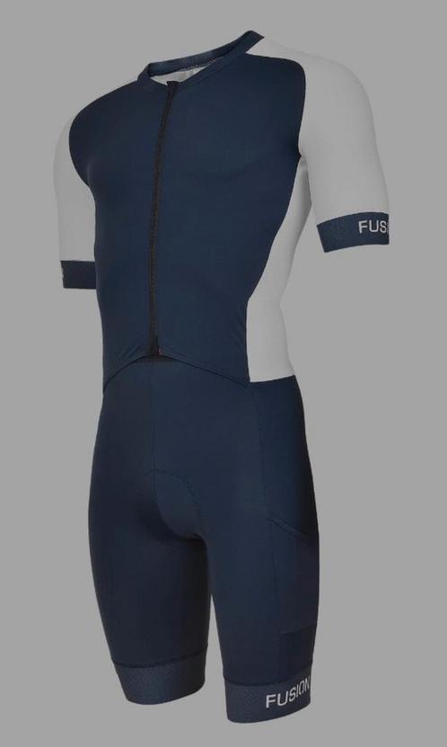 Fusion Speed Suit V2 *triathlon *triatlon *ironman, Kleding | Heren, Sportkleding, Zo goed als nieuw, Blauw, Ophalen of Verzenden
