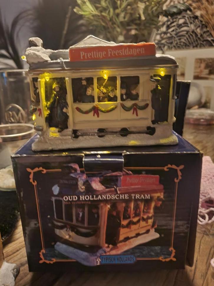 Oude Hollandsche Tram van Typisch Hollands, Diversen, Kerst, Zo goed als nieuw, Ophalen of Verzenden