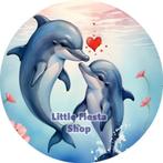 LF1276 icing frosting dolfijn 20cm eetbare taart plaat print, Hobby en Vrije tijd, Taarten en Cupcakes maken, Ophalen of Verzenden