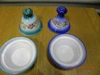 Sausschalen met deksels, tajines, 2 stuks: 1x groen en 1x bl, Huis en Inrichting, Keuken | Servies, Ophalen of Verzenden, 'T Olde Gre-j