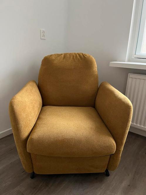 Okergele hoes voor Ikea Ekolsund fauteuil, Huis en Inrichting, Fauteuils, Zo goed als nieuw, Stof, 75 tot 100 cm, 75 tot 100 cm