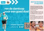 Damloop tickets voor een goed doel!, Drie personen of meer, September