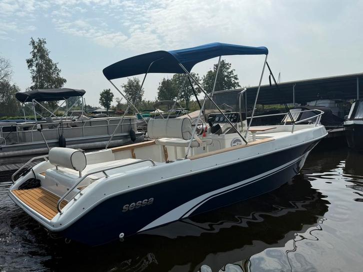 Sessa Key Largo 21 Top staat. Merceuiser V6 inboard., Watersport en Boten, Vis- en Consoleboten, Zo goed als nieuw, 70 pk of meer